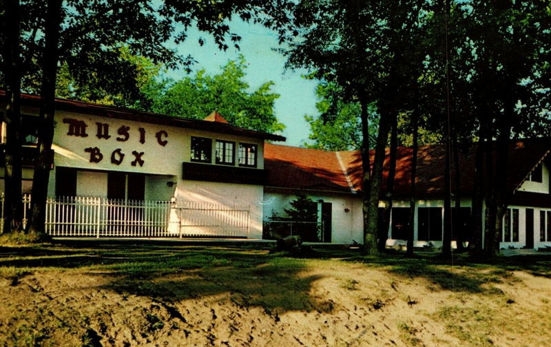 The Music Box - Music Box Vintage Postcard